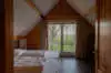 Uitzicht slaapkamer 2 eenpersoonsbedden vakantiehuis Kijkduin Midsland Noord Terschelling