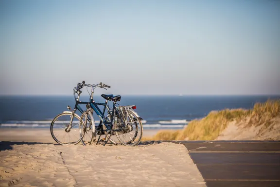 Fietsen Duinovergang Strandopgang Terschelling Recreatie vakantiehuis bungalow Terschelling