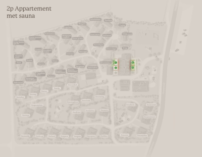 Tjermelan plattegrond 2p Appartement sauna